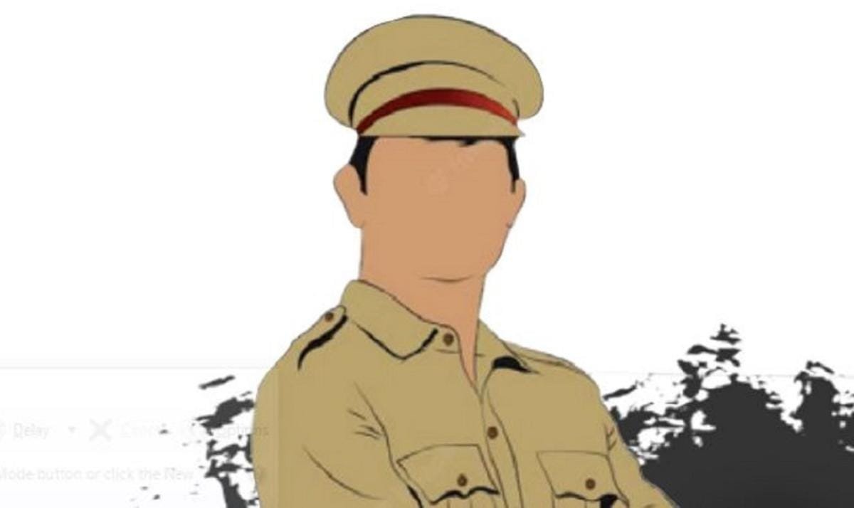 The policeman who protested without clothes while intoxicated