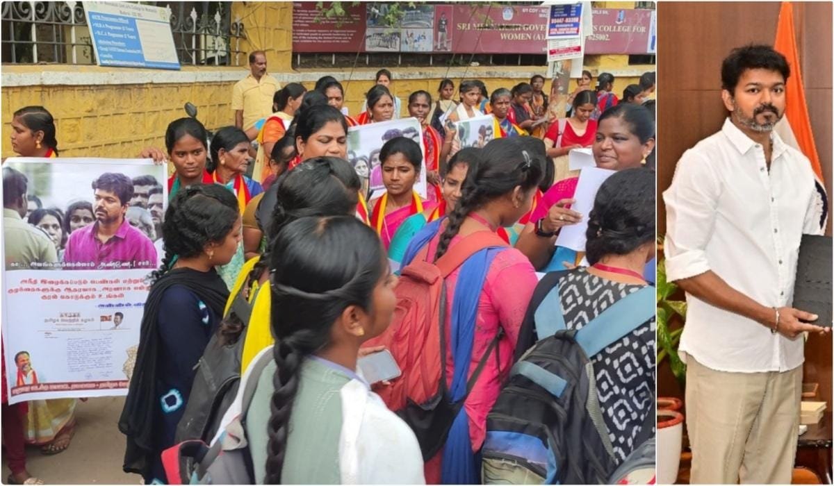 tvk members arrested in action