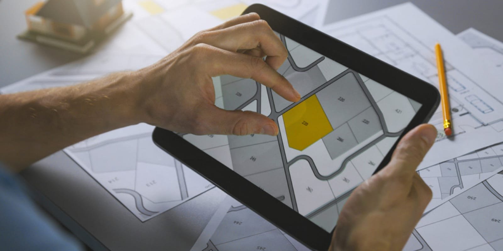 You can apply for land survey online.