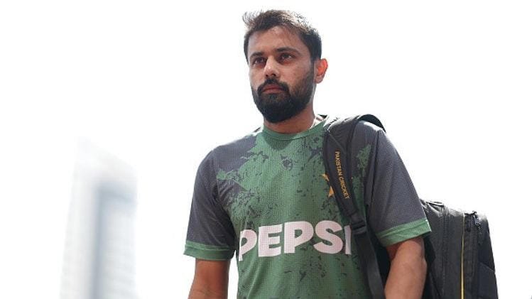 Pakistani player who came on the field late