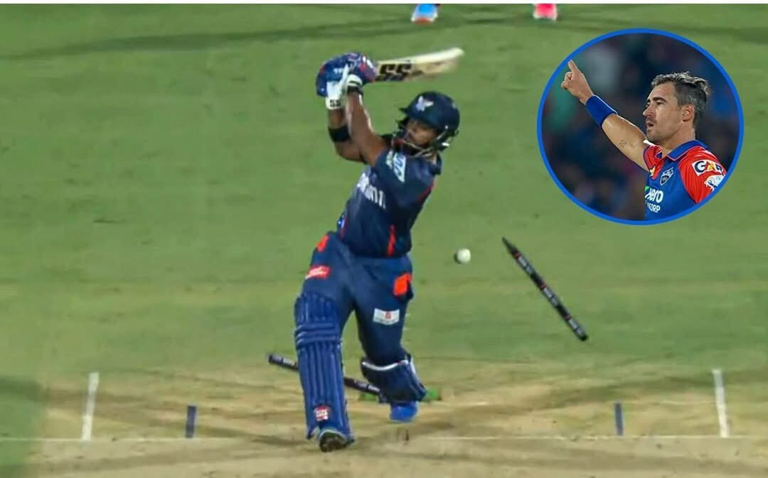 Starc flew the stumps.