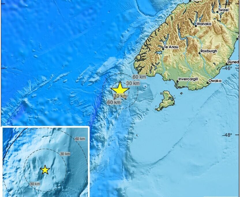 Earthquake in New Zealand