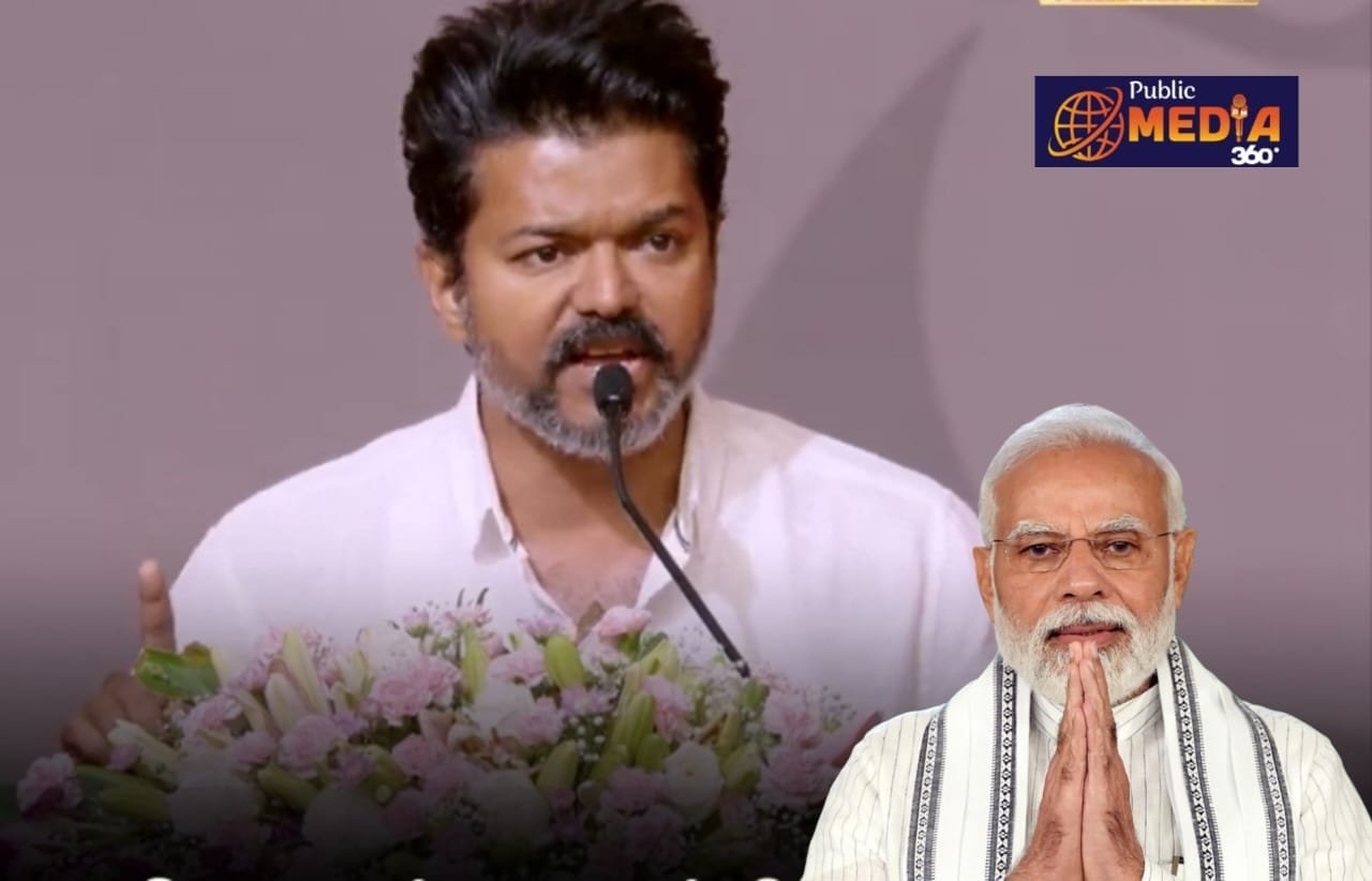 Tvk leader Vijay open talk