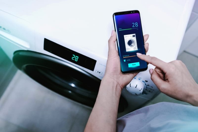 What smartphones can be used to wash clothes