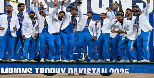 India wins the Champions Trophy