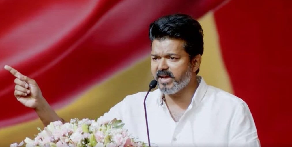Video released by TVK leader Vijay