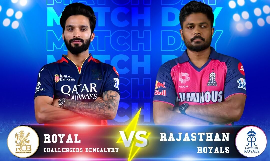 RCB vs RR who will win today's match?