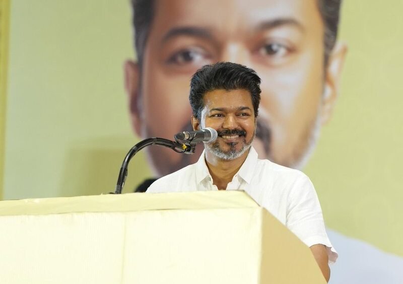 Tvk leader Vijay's fiery speech