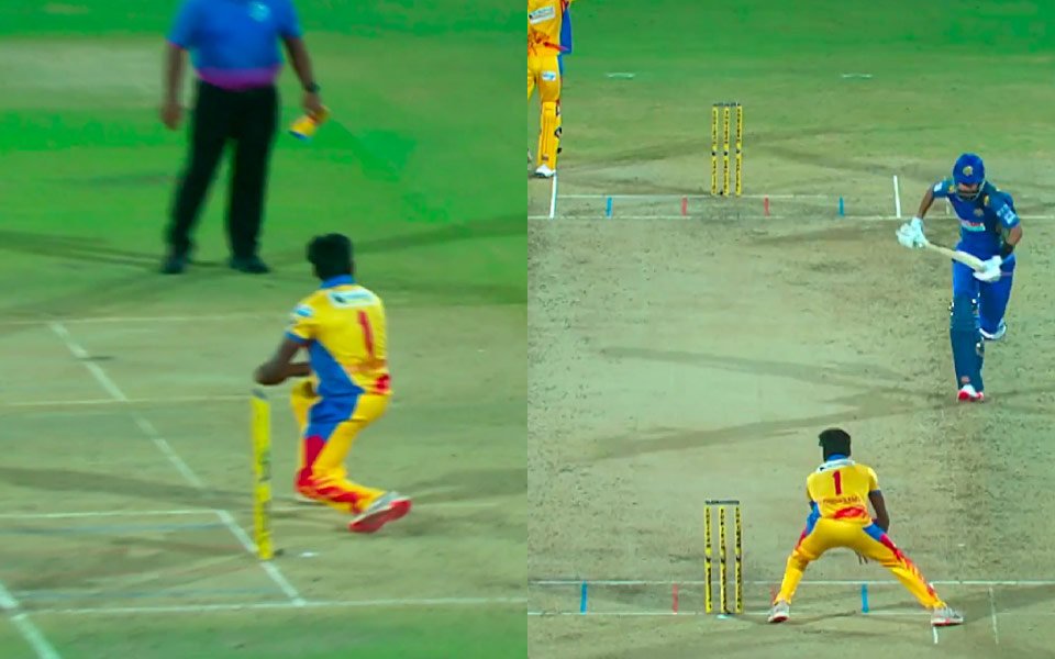 Dindigul team's poor fielding