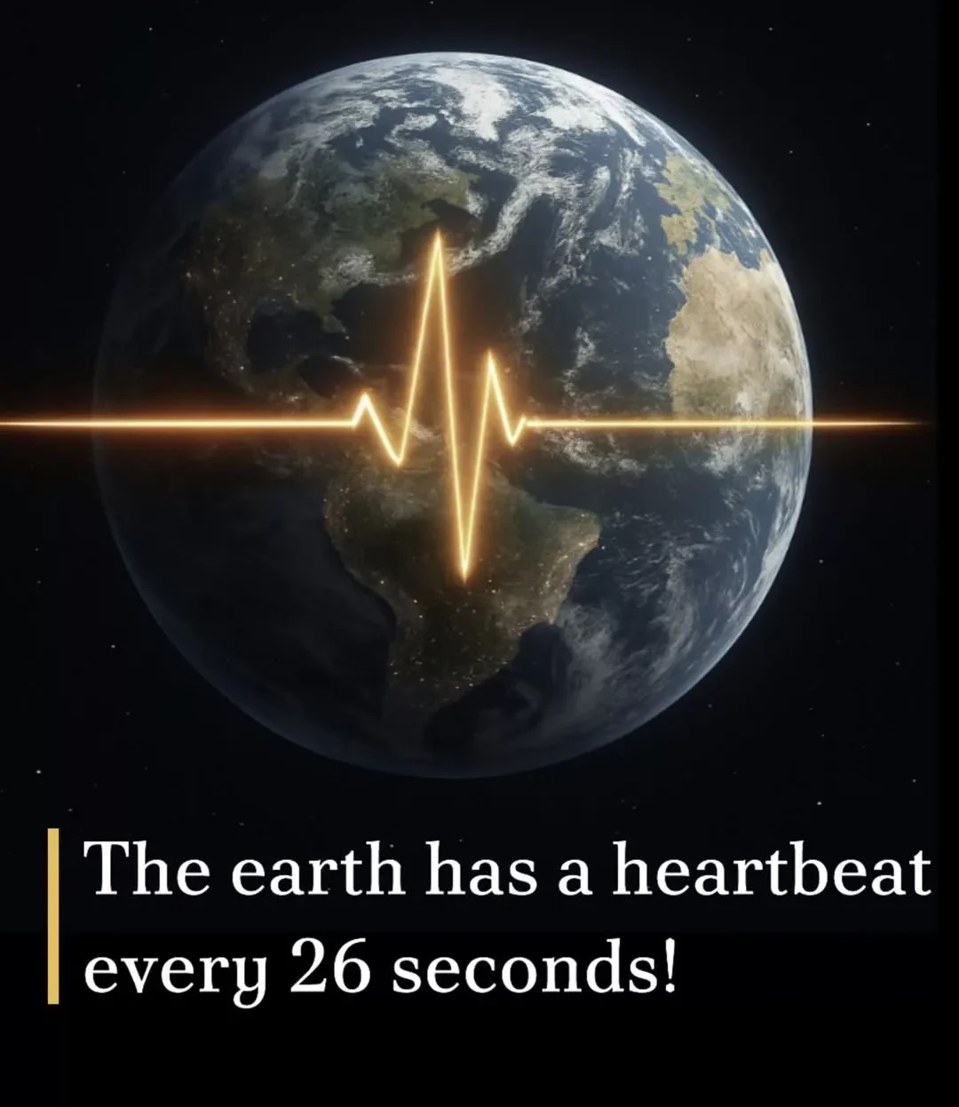 It beats once every 26 seconds!!