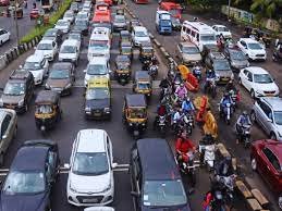 Vehicles lined up for 8 kilometers!!