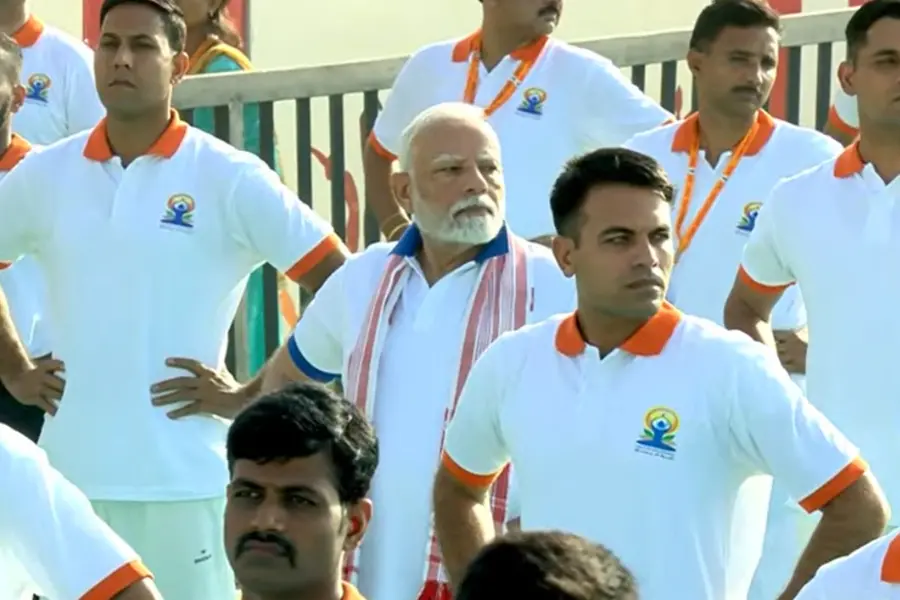 International Yoga Day!! Modi leadership!!