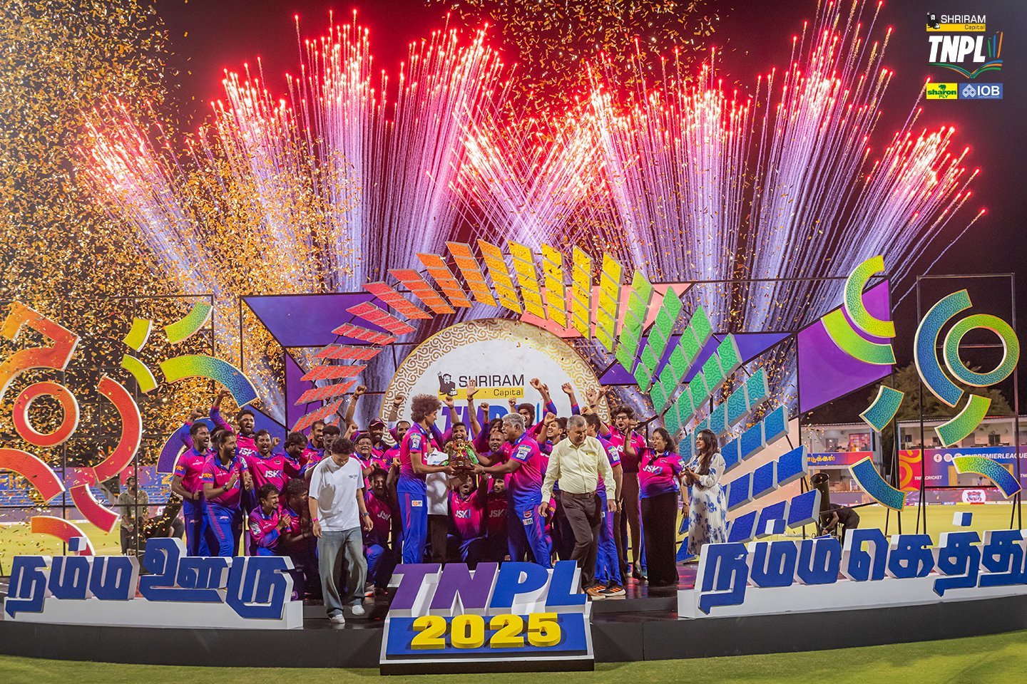 Tiruppur Tamilans team won the trophy.