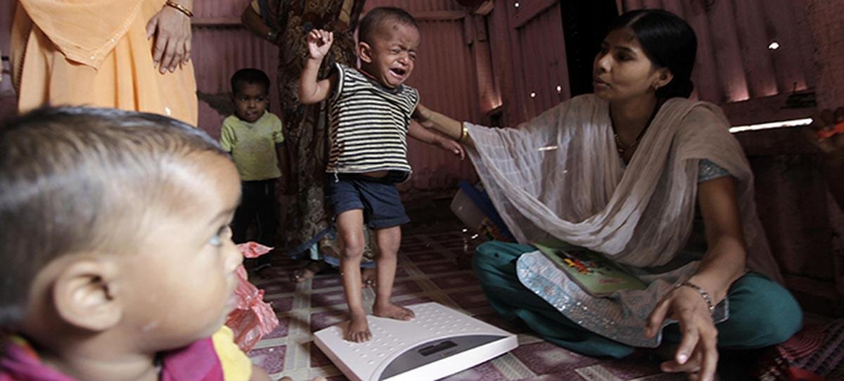 Stunted children!! 50% of children in 63 districts