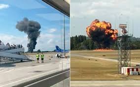 Small plane crashes in England