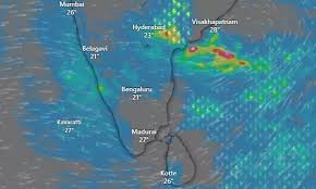 A new low pressure area has formed