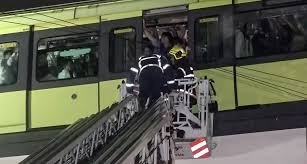 Passengers rescued after 45 minutes!!
