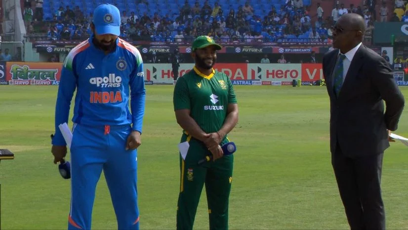 India win the toss in the ODI