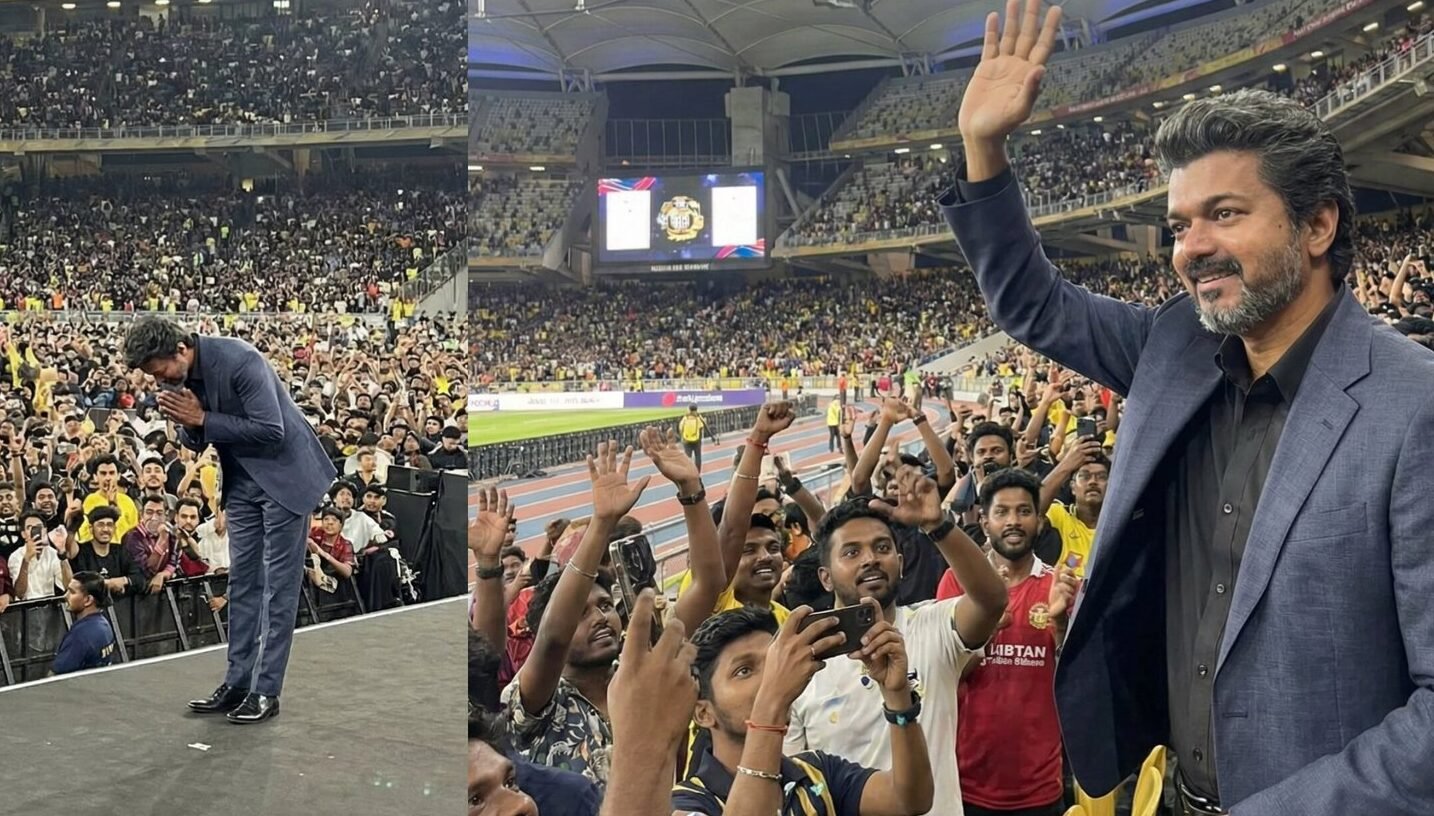 Vijay emotional speech Janayagan audio launch Fans