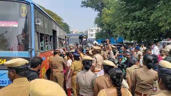 SGT Protest Chennai, DPI Campus Protest, Pay Disparity TN.