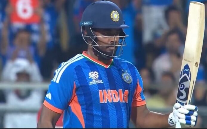 Sanju Samson half century vs England T20 Semi Final 2026