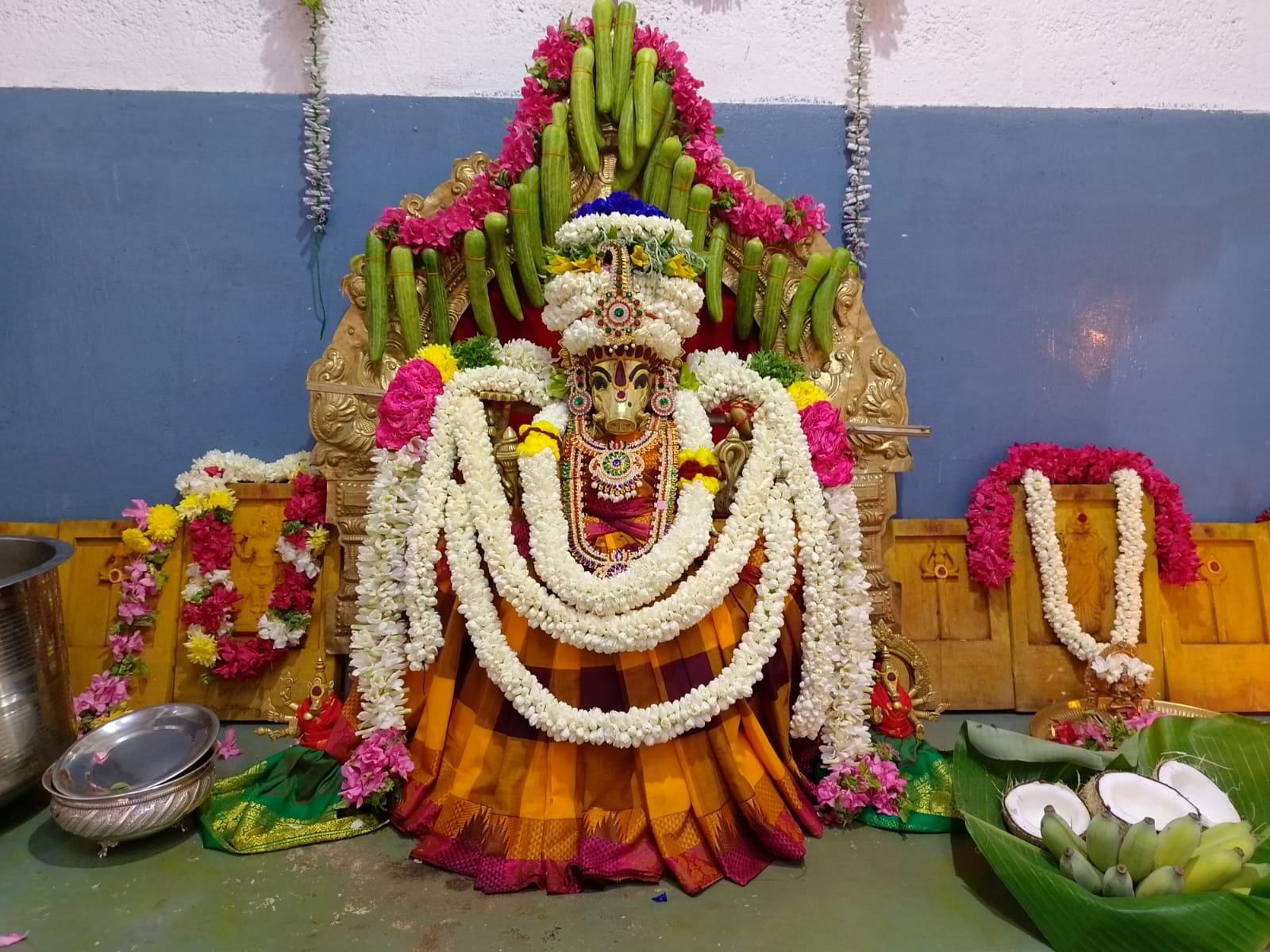 Special pujas for the month of Masi at Varahi Amman Temple in Namakkal!!